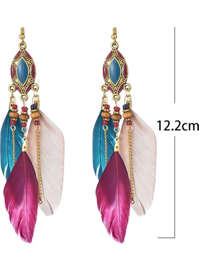 جونسون آند جونسون أقراط متدلية مزينة بالريش - Image 2