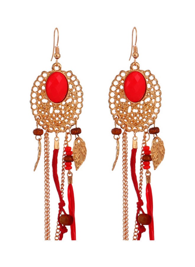 جونسون آند جونسون أقراط متدلية مُزينة بريش - Image 1