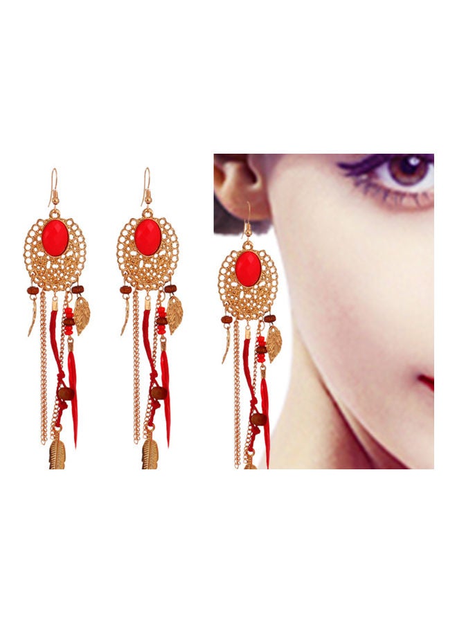 جونسون آند جونسون أقراط متدلية مُزينة بريش - Image 3