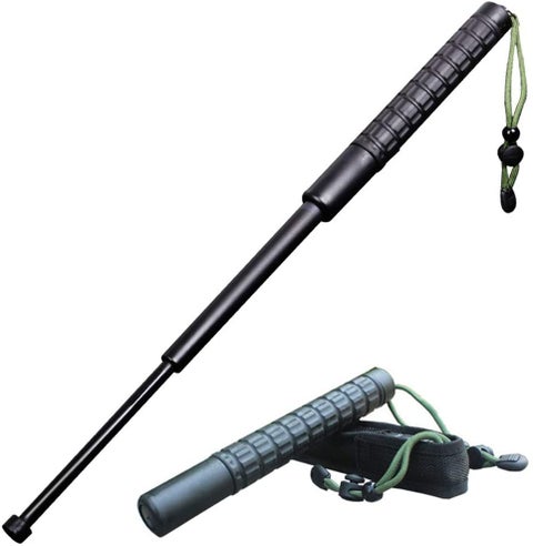 Telescopic And Long Section Folding Self-defense Stick 28cm 28cm