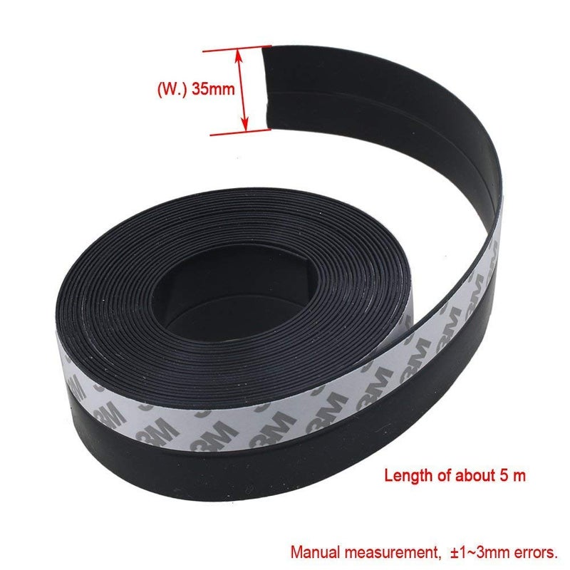 Weather Stripping Door Seal Strip Black 5meter  - Image 3