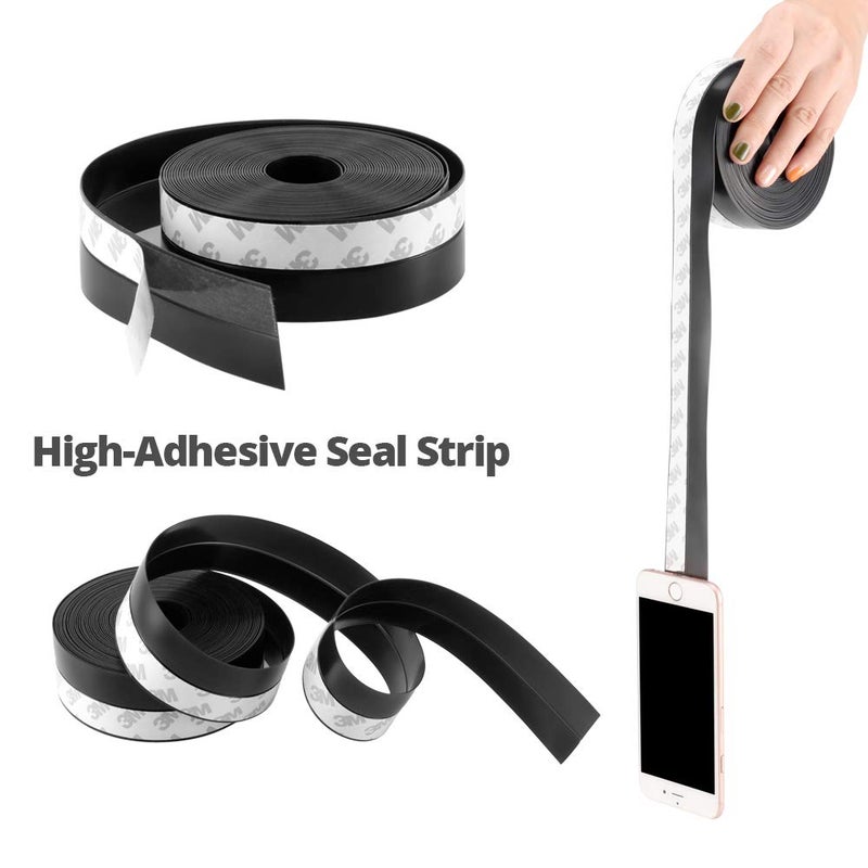 Weather Stripping Door Seal Strip Black 5meter  - Image 4