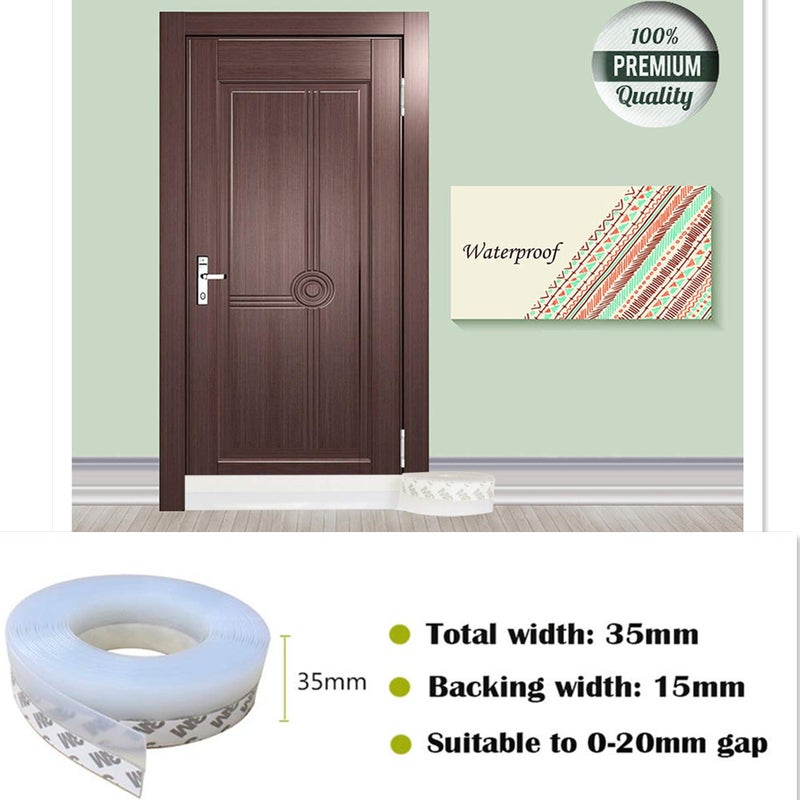 Weather Stripping Door Seal Strip Transparent 5meter  - Image 3