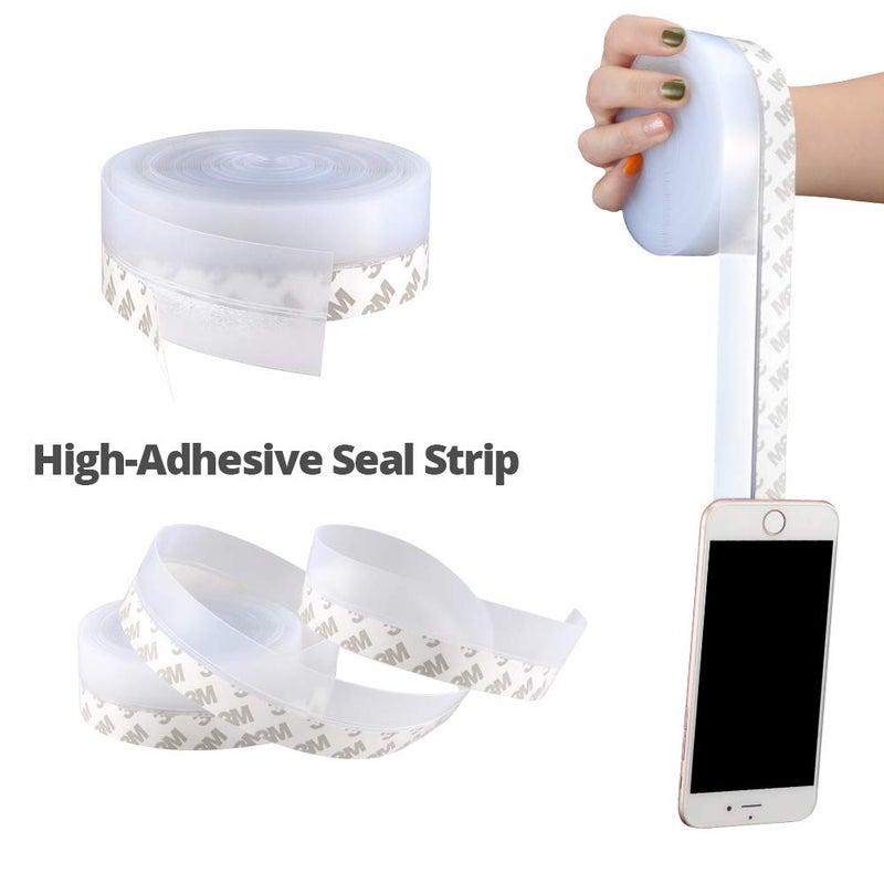 Weather Stripping Door Seal Strip Transparent 5meter  - Image 4
