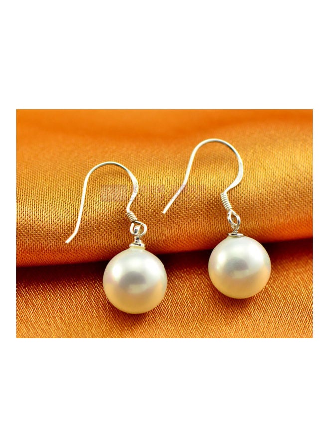J&J - 925 Sterling Silver Pearl Earrings - Image 1