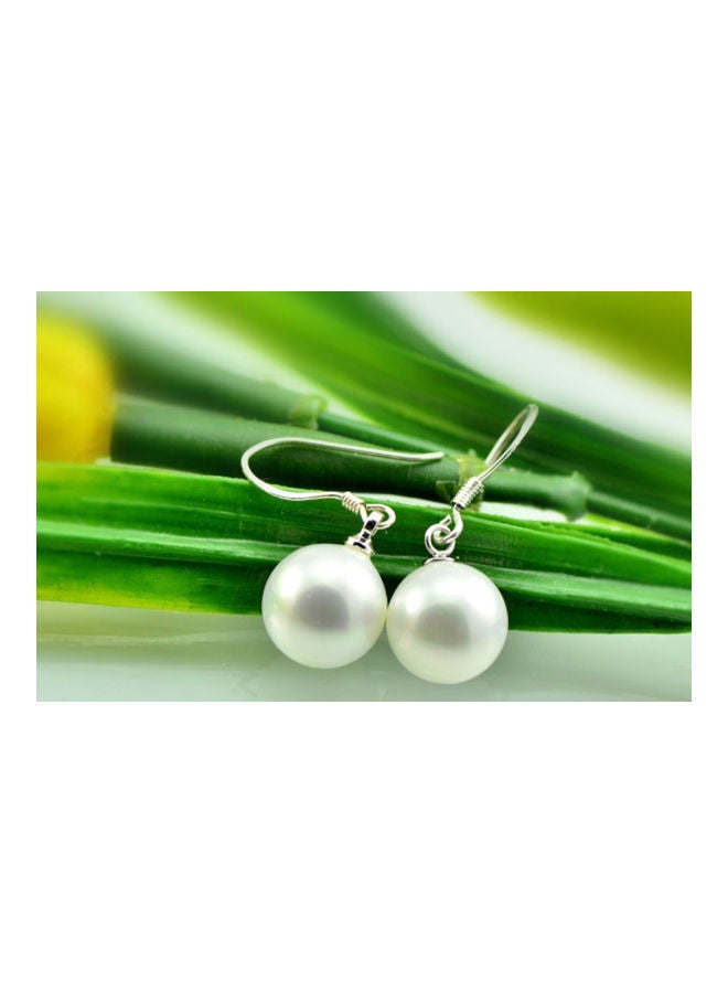 J&J - 925 Sterling Silver Pearl Earrings - Image 1