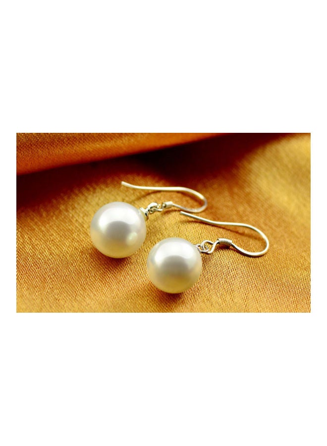 J&J - 925 Sterling Silver Pearl Earrings - Image 1