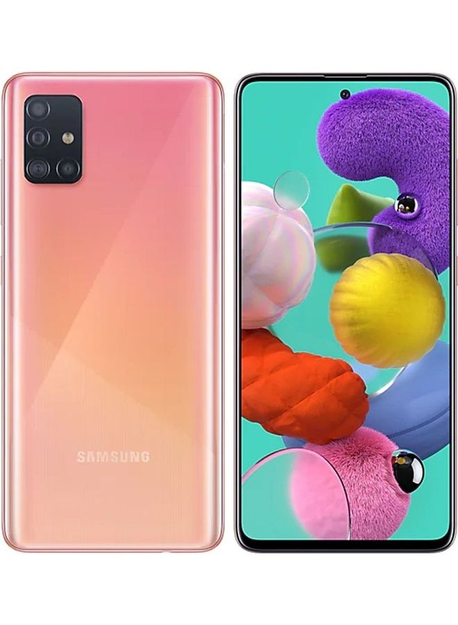 Samsung - Galaxy A51 Dual SIM Prism Crush Pink 8GB RAM 128GB 4G LTE - Image 1