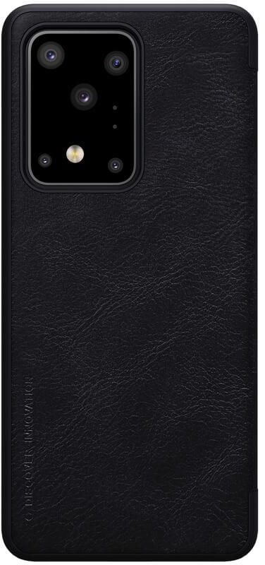 Nillkin Smart Case Leather Flip Cover For Samsung Galaxy S20 Ultra Black - Image 2