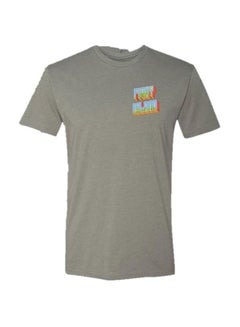 Fight Island Map Collection T-Shirt Grey/Blue/Red