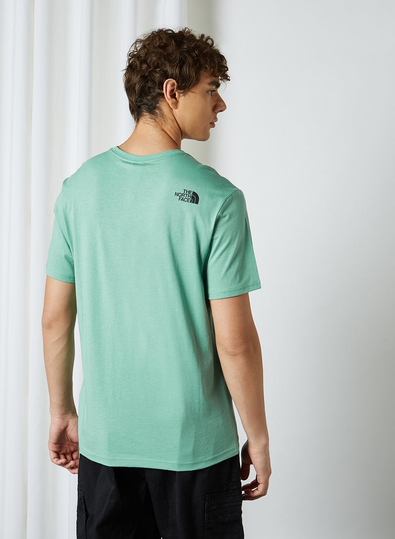 THE NORTH FACE - Basic T-Shirt Malachite Green - Image 1