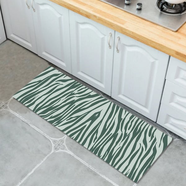 Generic - Super Soft Zebra Pattern Anti-Slip Rectangle Floor Mat multicolour 40*60(W*L)cmcm - Image 1