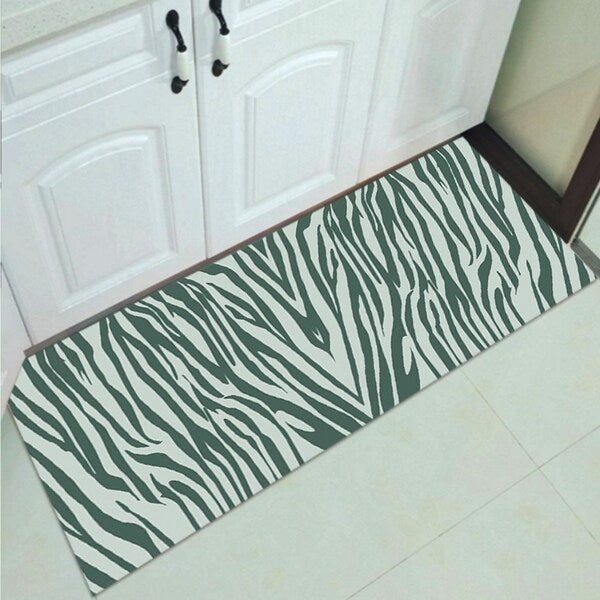 Generic - Super Soft Zebra Pattern Anti-Slip Rectangle Floor Mat multicolour 40*60(W*L)cmcm - Image 1