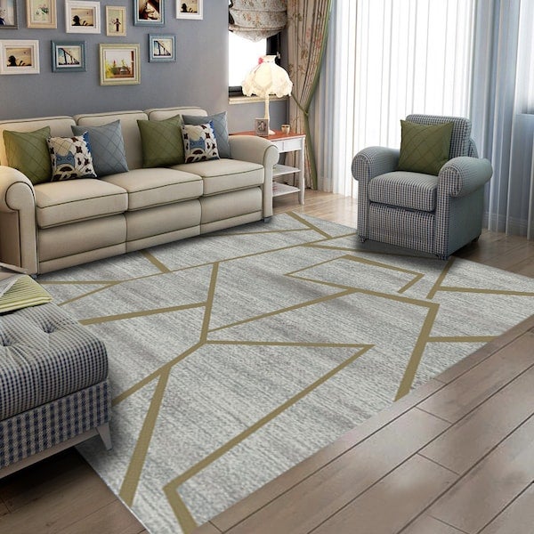 1 Piece Bedroom Rug Grey 50*80(W*L)cmcm - Image 3