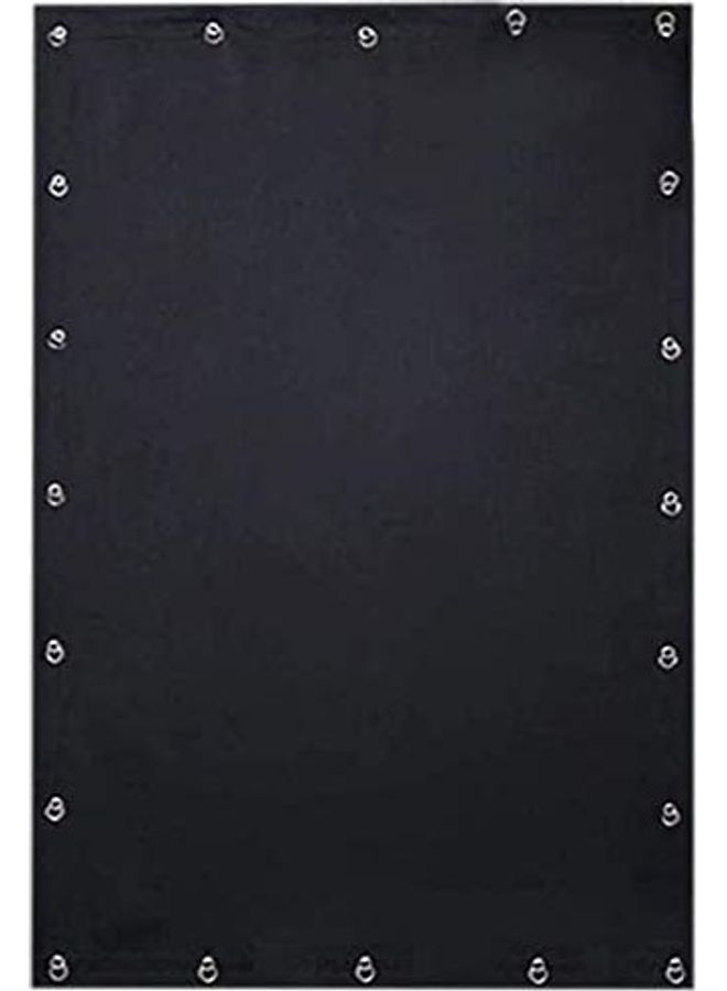 Generic - Blackout Blind Curtains with Suction Cups Shading Reflecting Heat Insulation Black 198 x 130cm - Image 1