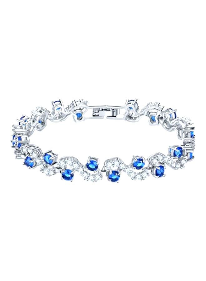 شاربدو سوار تنس بتصميم عصري مرصع بالأحجار