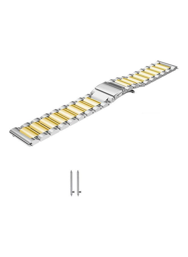 O Ozone Replacement Wristband Metal Strap Silver/Gold - Image 3