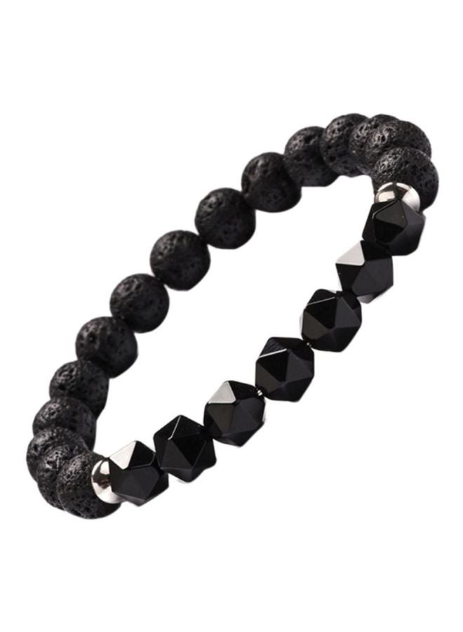 Sharpdo Stone Studded Breaded Bracelet