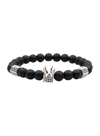 Crown Design Bead Bracelet - v1610012267/N21282398A_1