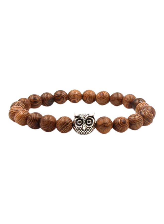 Owl Design Bead Bracelet