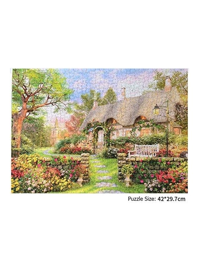 Generic 1000-Piece Jigsaw Puzzles Set 42 x 29.7cm  - Image 2