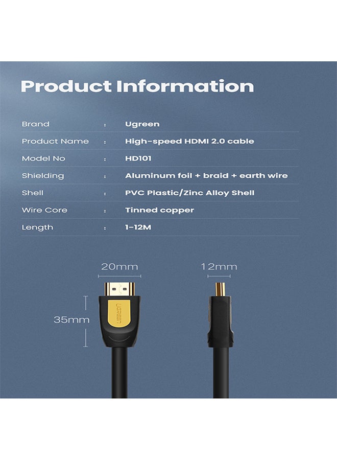 4K High Speed HDMI Cable Black - v1610013263/N40119454A_6