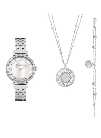 CERRUTI 1881 Watch With Necklace and Bracelet Set