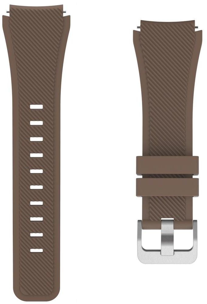 MARGOUN Samsung Gear S3 Classic Silicone Watch Band Brown - Image 3