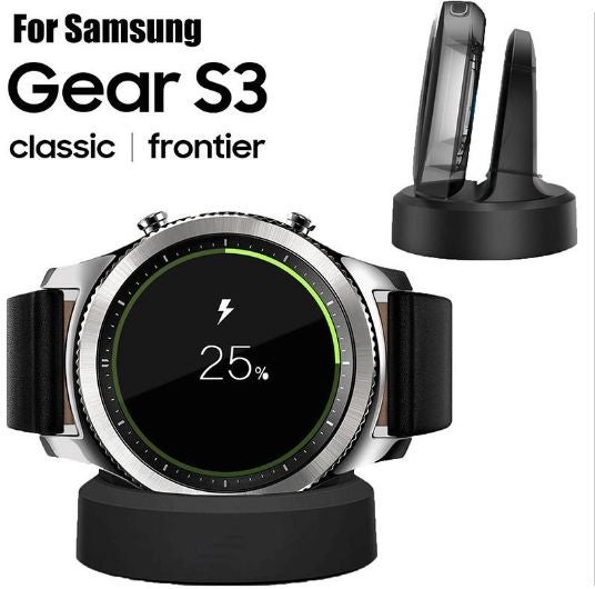 Dock Wireless Charging For Samsung Gear S3 black - Image 3