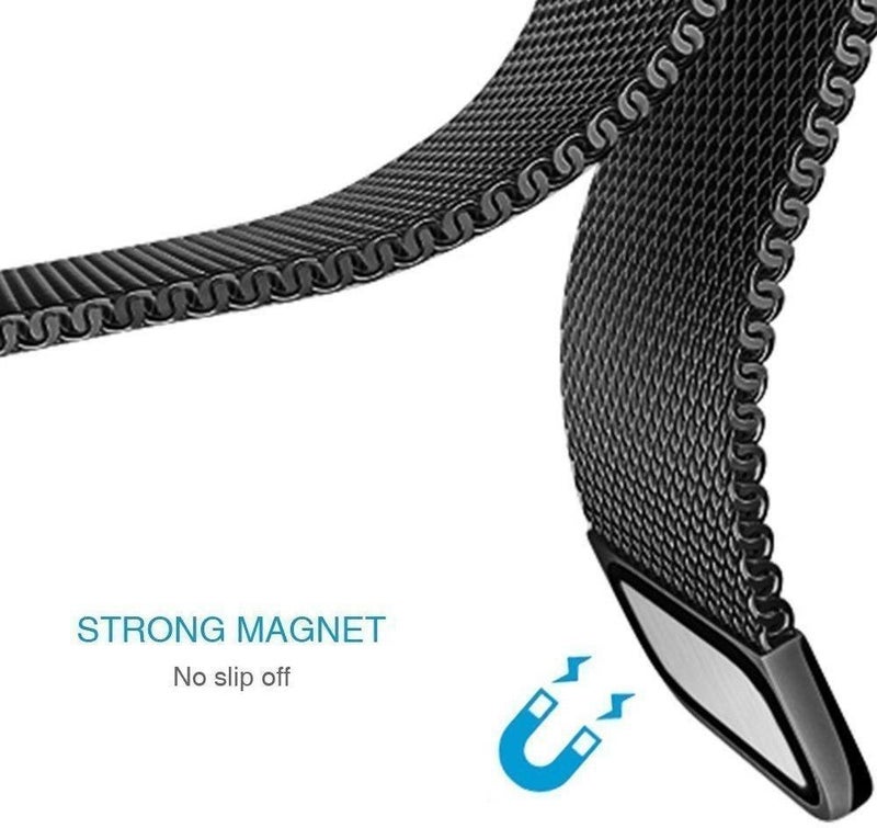 Generic - Magnetic Milanese Loop Stainless Steel Replacement Band For Samsung Gear S3 black - Image 1
