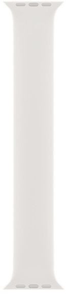 Generic - Medium Soft Silicone Solo Loop Band For Apple Watch 42mm/ 44mm White - Image 1