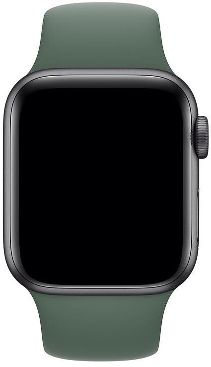 Generic - Sport Silicone Band For Apple Watch 42mm/ 44mm Pine Green - Image 1