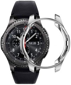Coverking Slim Fabric Smartwatch Case Cover For Samsung Gear S3 Classic/Gear S3 Frontier/Gear S3 Frontier Lte Silver  - Image 5