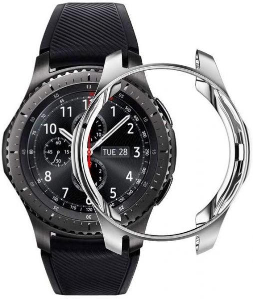 Coverking Slim Fabric Smartwatch Case Cover For Samsung Gear S3 Classic/Gear S3 Frontier/Gear S3 Frontier Lte Silver - Image 5