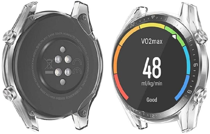 Full Protection Smartwatch Case For Honor Magic 2 Watch Clear - Image 3