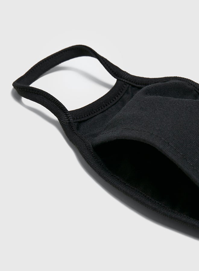 Mister Tee - Stay Safe Graphic Mask Black - Image 1
