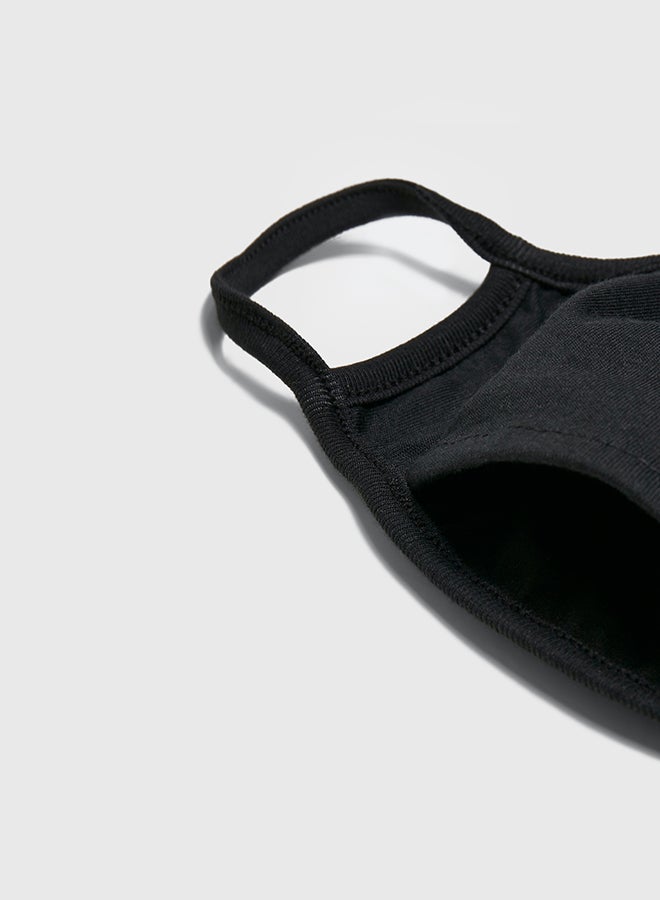 Mister Tee - Panda Graphic Mask Black - Image 1