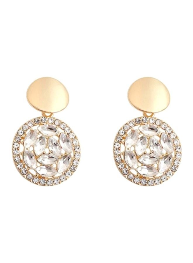 J&J - Stone Studded Stud Earrings - Image 1