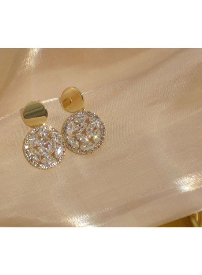 J&J - Stone Studded Stud Earrings - Image 1