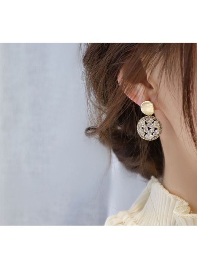 J&J - Stone Studded Stud Earrings - Image 1