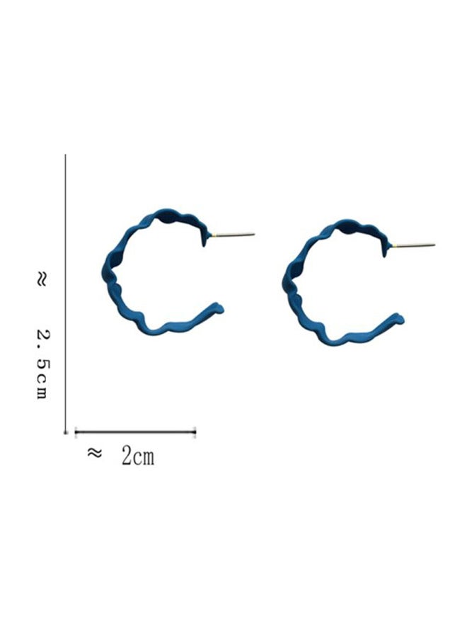 J&J C Shaped Earrings - Image 2