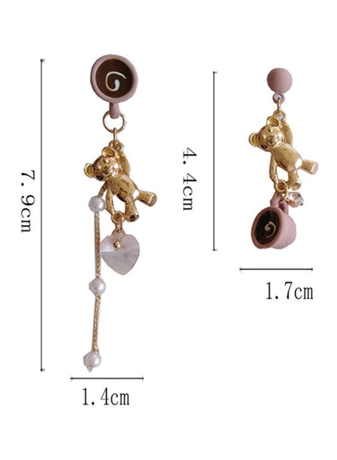 جونسون آند جونسون حلق أذن متدلٍ مصنوع يدوياً - Image 2