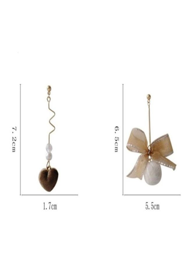 J&J Pearl Dangle Earrings - Image 2