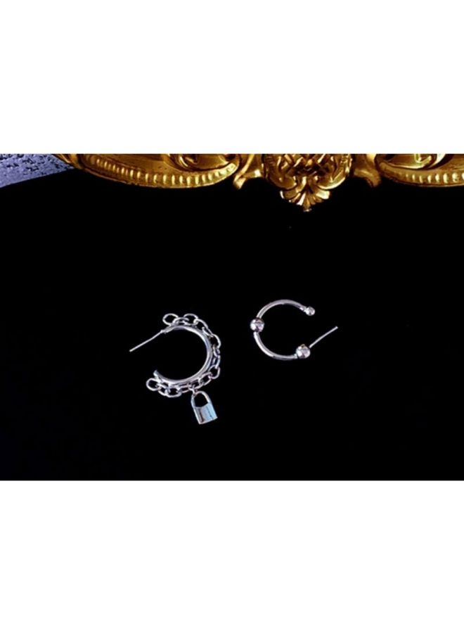 J&J Multilayer Semicircle Dangle Earrings  - Image 2