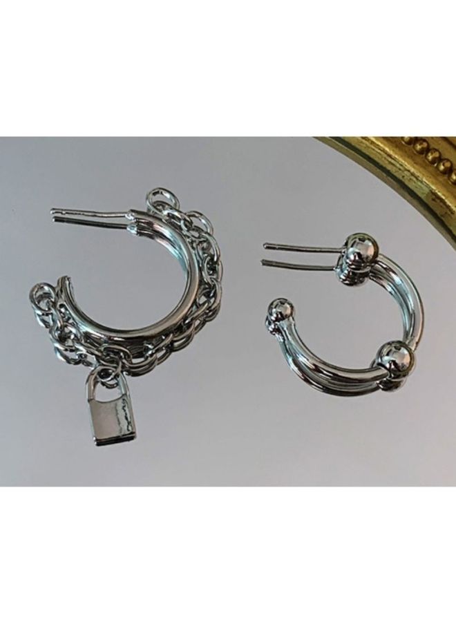 J&J Multilayer Semicircle Dangle Earrings  - Image 3