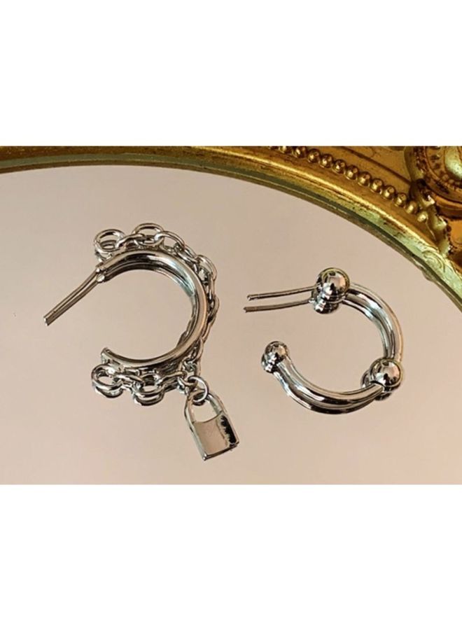 J&J Multilayer Semicircle Dangle Earrings  - Image 4