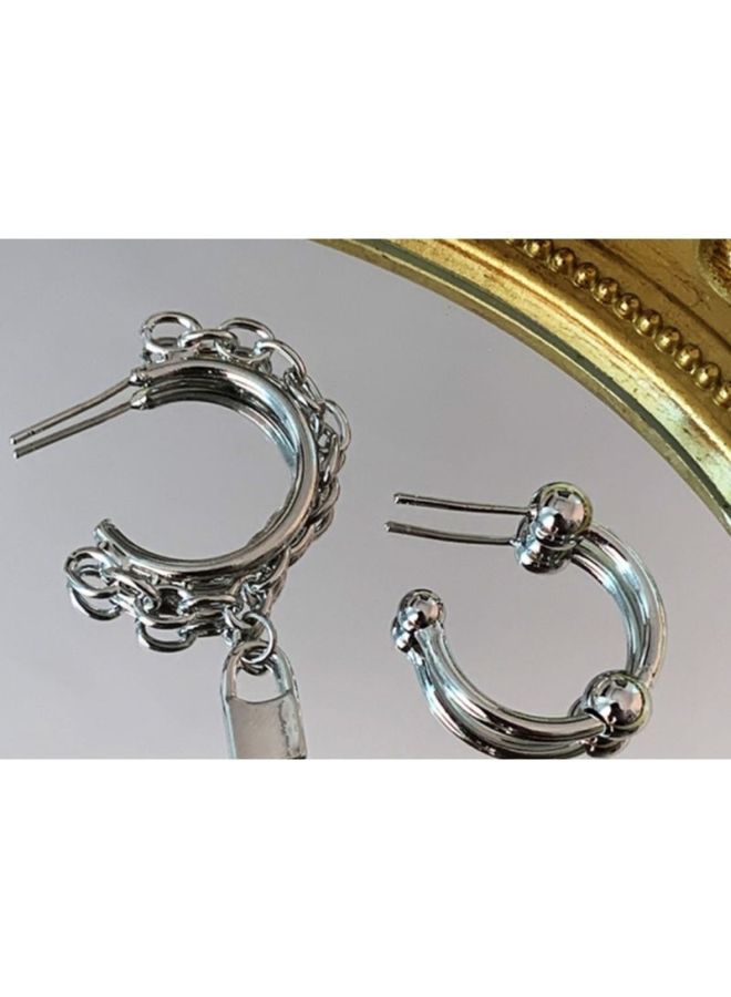 J&J Multilayer Semicircle Dangle Earrings  - Image 5
