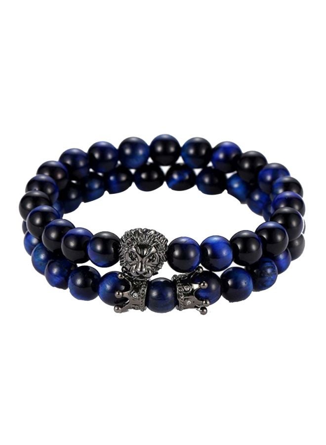 Sharpdo 2-Piece Elastic Bead Bracelet