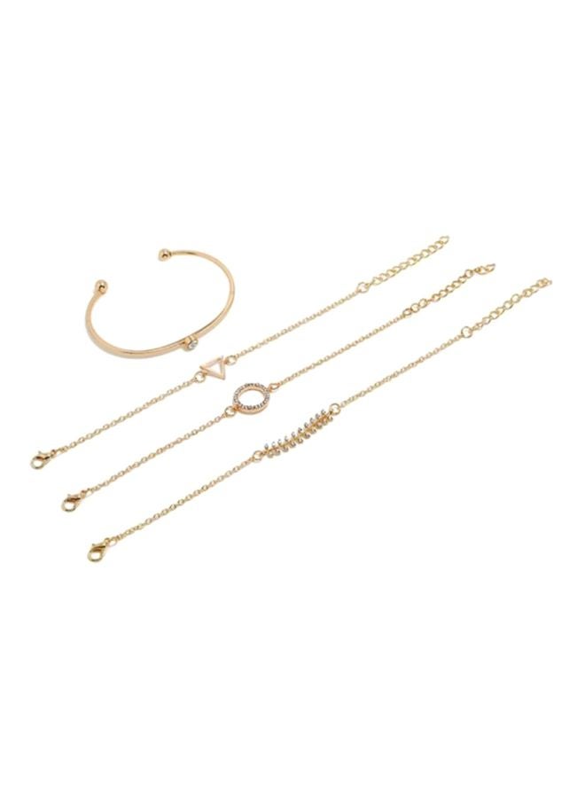 Sharpdo Alloy Adjustable Bracelet Set Of 4 - Image 1