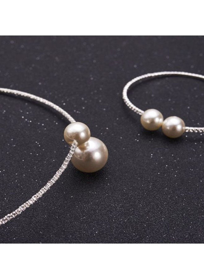 شاربدو طقم أساور مرصعة بحجر الراين ومكونة من قطعتين - Image 4